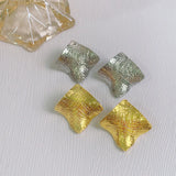 925 Silver Geometric Earrings for Women, Allergy-Free Jewelry