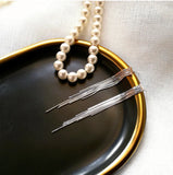 BF CLUB 925 Silver Earrings Women Allergy-Free Long Tassel Party Christmas Gift