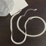 925 Silver Snake Chain Necklace for Women Fine Jewelry