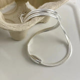 925 Silver Snake Chain Necklace for Women Fine Jewelry
