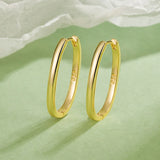 BF CLUB 925 Sterling Silver Hollow Earrings For Women Jewelry Gift