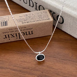 BF CLUB 925 Silver Necklace Women Stone Engagement Fine Jewelry