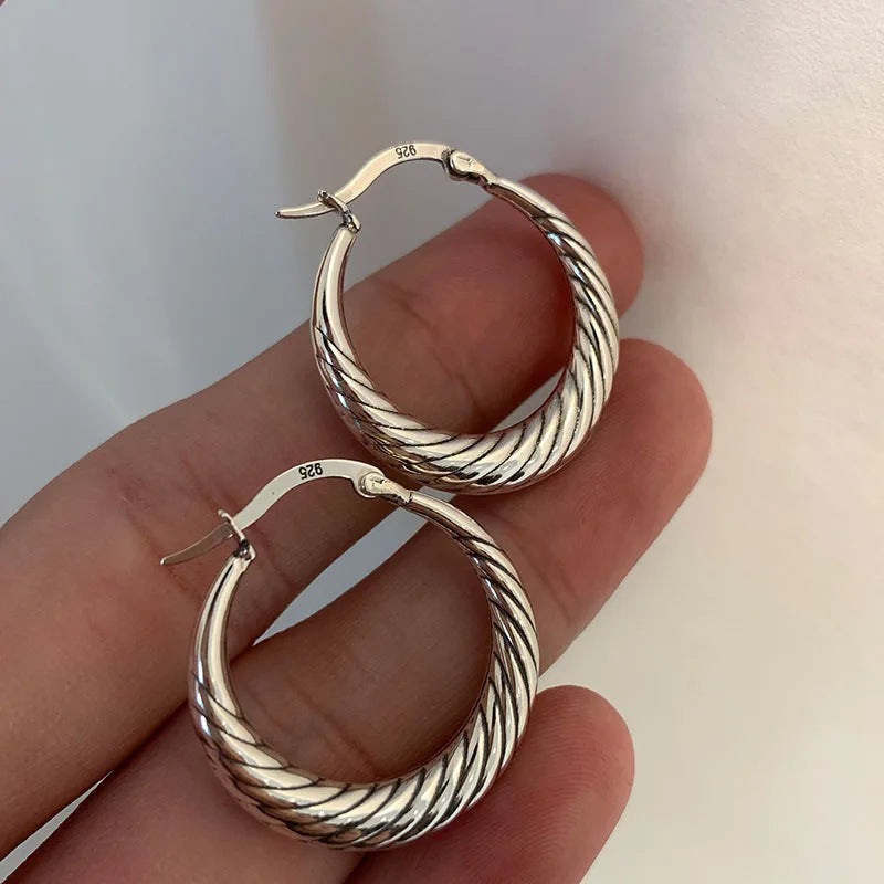 BF CLUB Vintage Strip Big Earrings For Women Jewelry Party Accessories Gift
