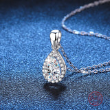 925 Silver Zircon Choker Chain Necklace for Women Bling Wedding Jewelry