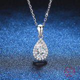 925 Silver Zircon Choker Chain Necklace for Women Bling Wedding Jewelry