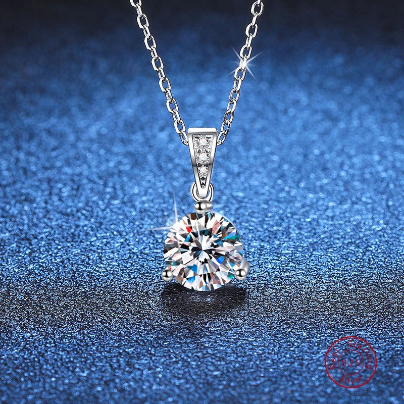 925 Silver Zircon Choker Chain Necklace for Women - Anniversary Jewelry