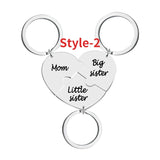 Stainless Steel BFF Necklace for 2/3/4/5 Sisters Friends