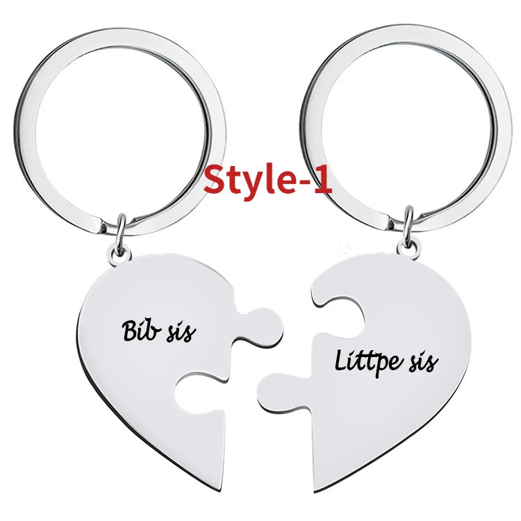 Stainless Steel BFF Necklace for 2/3/4/5 Sisters Friends