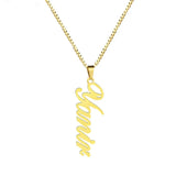 Personalized Name Necklace Old English Style for Women Men