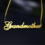 Personalized Name Necklace Old English Style for Women Men