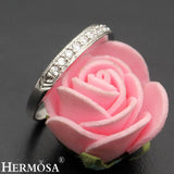 Zircon Beauty 1 Pair Rings Bridal Ring Size 7# 8#
