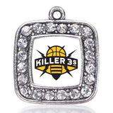 BIG3 Basketball 3-3 CHARM Killer 3s Antique Silver Plated Crystal Jewelry