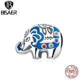 925 Silver Dino & Elephant Lights Charm Beads for Bracelet DIY
