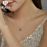 925 Silver Love Stethoscope Pendant Necklace for Women