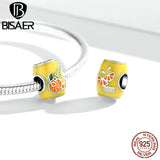 925 Sterling Silver Mother Love Heart Charms Beads for Bracelets DIY
