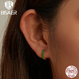 925 Sterling Silver Bamboo Stud Earrings Vintage Wedding Jewelry