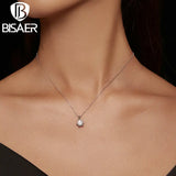 1CT Moissanite D VVS1 EX Necklace Six Claws Cutting 925 Sterling Silver