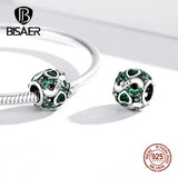 925 Sterling Silver 12 Pcs Birthstone Beads Charms DIY Jewelry Making EFC508