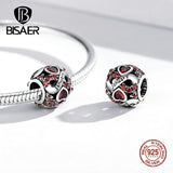 925 Sterling Silver 12 Pcs Birthstone Beads Charms DIY Jewelry Making EFC508