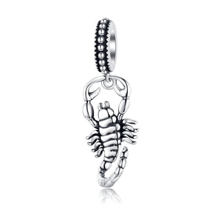 925 Silver Angel Wings Orchid Daisy Pendant & Beads Charms Bracelet Heart