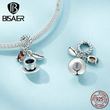925 Silver Basketball Charm Bead Pendant For Sport DIY
