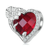 925 Silver Birthstone Charms for Women Bracelet Necklace DIY Jewelry