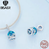 925 Silver Sea Charm Beads Giant Mermaid Pendant DIY Jewelry