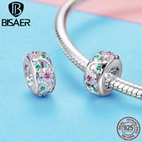 925 Silver Charm Beads Women Bracelets Necklace Jewelry Making EFC112