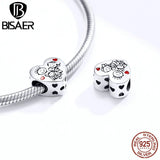 925 Silver Charm Beads Women Bracelets Necklace Jewelry Making EFC112