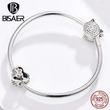 925 Silver Charm Beads Women Bracelets Necklace Jewelry Making EFC112