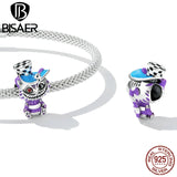 925 Silver Magic Cat Dragon Charm Bead DIY Jewelry