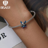 925 Silver Magic Cat Dragon Charm Bead DIY Jewelry