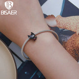 925 Silver Colorful Dragon Charm Bead Enamel Plated Bracelet Jewelry
