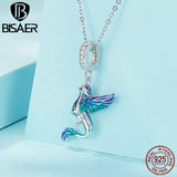 925 Silver Colorful Dragon Charm Bead Enamel Plated Bracelet Jewelry