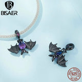 925 Silver Paw Charm Bead Zircons Pendant Platinum For Women Bracelet
