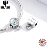 925 Silver Enamel Charms Animal Food Easter Egg Beads for Bracelet ECC1606