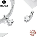 925 Silver Plane Heart Wings Pendant Jewelry