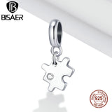 925 Silver Plane Heart Wings Pendant Jewelry