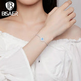 925 Silver Guard Element Tennis Bracelet Pave Zircon Adjustable Chain