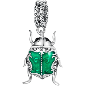 925 Silver Zircon Butterfly Pendant for DIY Bracelet