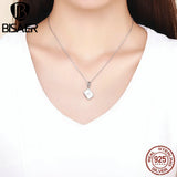 925 Silver Heart Box Charms Forever Love Beads Fit Bracelets ECC980