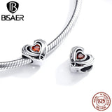 925 Sterling Silver Love Skeleton Charms Pendant