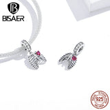 925 Sterling Silver Love Skeleton Charms Pendant