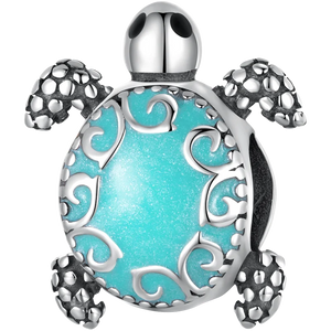 925 Silver Ladybug Turtle Charm Pendants Beads for Necklace