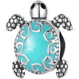 925 Silver Ladybug Turtle Charm Pendants Beads for Necklace