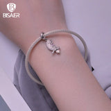 925 Silver Owl Charm Bead Flamingo Pendant Necklace Bracelet DIY