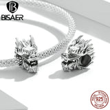 925 Sterling Silver Chinese Dragon & Lion Charms EFC554