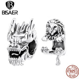 925 Sterling Silver Chinese Dragon & Lion Charms EFC554