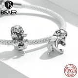925 Sterling Silver Chinese Dragon & Lion Charms EFC554