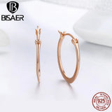 925 Silver Big Circle Stud Earrings Round Circle Silver Earrings Jewelry